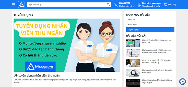website bán phụ kiện Apple và đồ công nghệ (08)