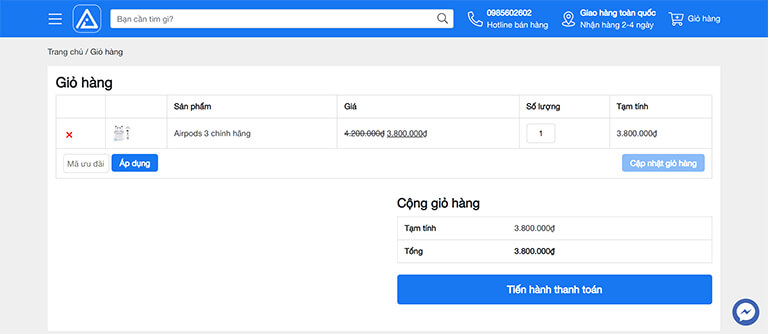 website bán phụ kiện Apple và đồ công nghệ (09)