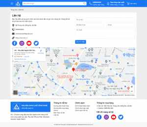 Website bán phụ kiện Apple và đồ công nghệ