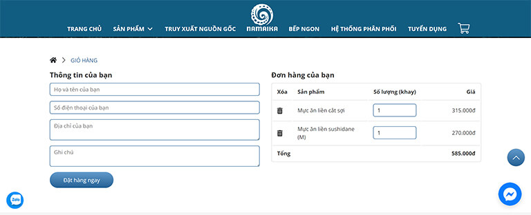 Website bán mực ăn liền của nhãn hiệu Namaika (04)