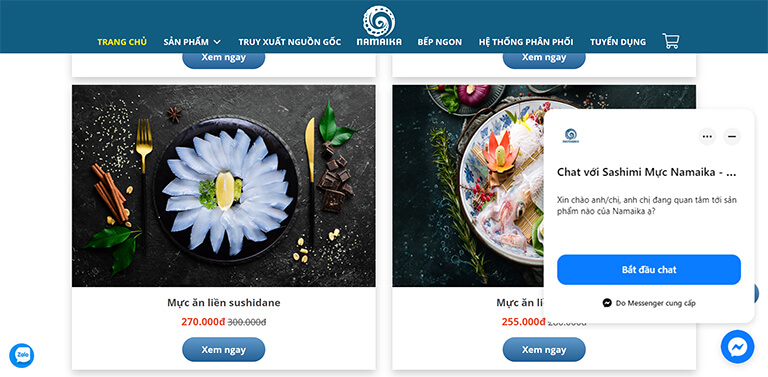 Website bán mực ăn liền của nhãn hiệu Namaika (05)
