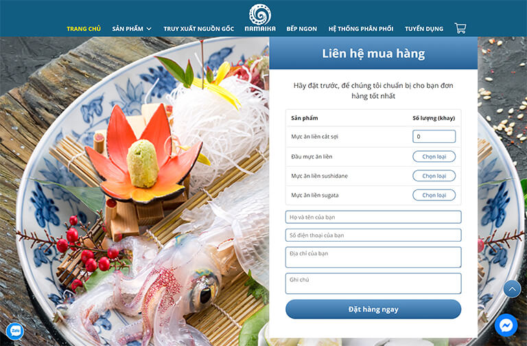 Website bán mực ăn liền của nhãn hiệu Namaika (06)