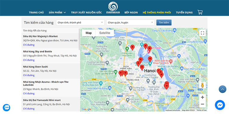 Website bán mực ăn liền của nhãn hiệu Namaika (10)