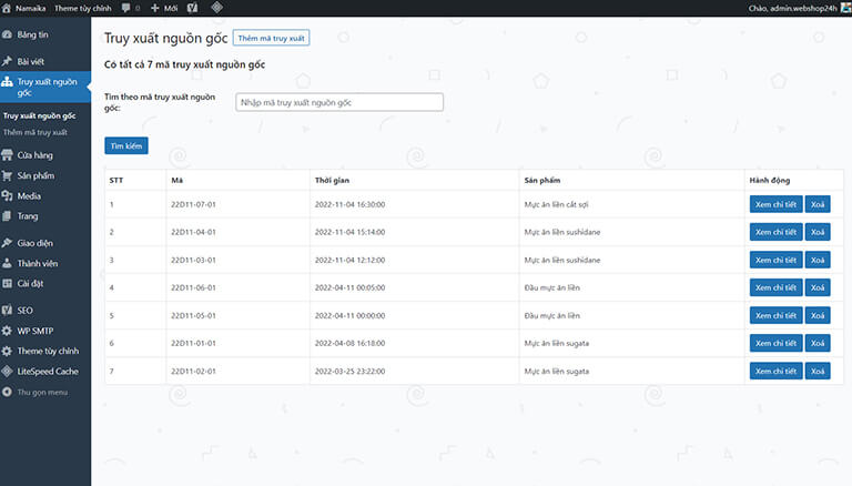 Website bán mực ăn liền của nhãn hiệu Namaika (11)
