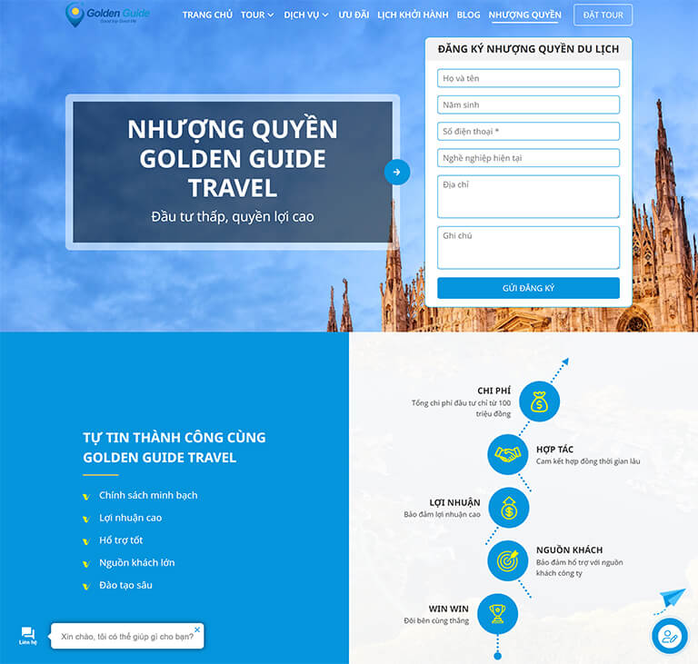 Website du lịch Golden Guide Travel (08)